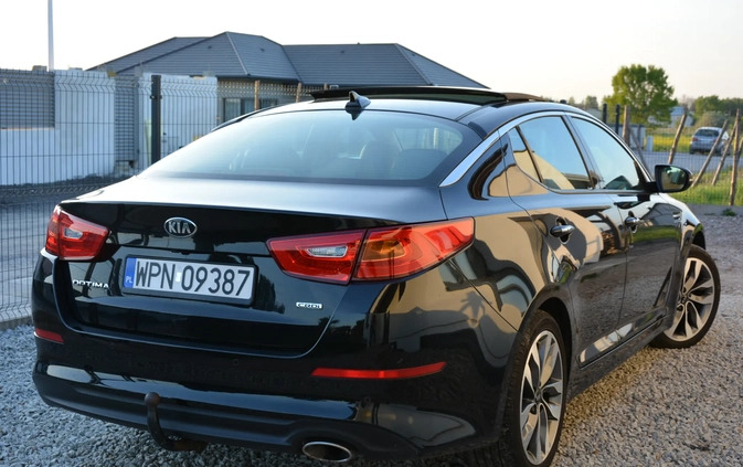 Kia Optima cena 51700 przebieg: 210098, rok produkcji 2014 z Płońsk małe 781